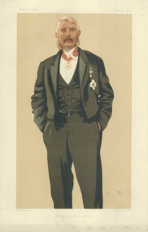 Generaal Sir Frederick Paul Haines door James Jacques Joseph Tissot