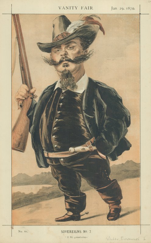 Victor Emmanuel I door James Jacques Joseph Tissot
