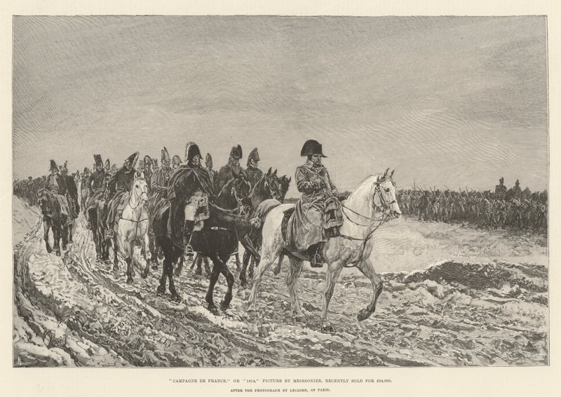 Campagne de France, of 1814, onlangs verkocht voor £34,000 door Jean Louis Ernest Meissonier