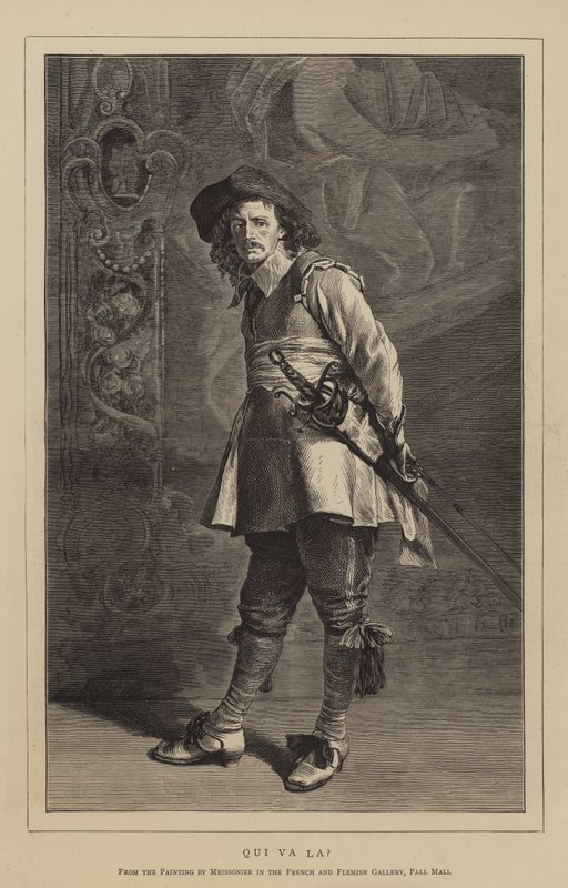 Qui Va La door Jean Louis Ernest Meissonier