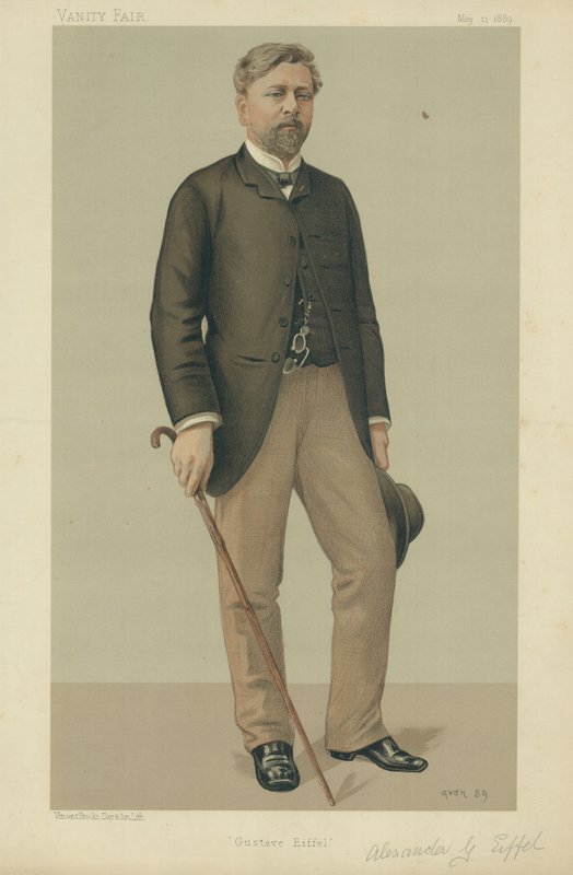 M Alexandre Gustave Eiffel door Jean Baptiste Guth