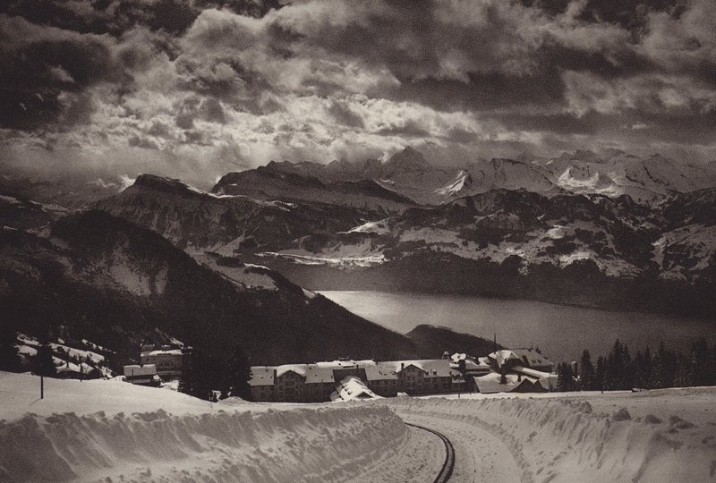Rigi Kaltbad en Vierwaldstättersee door Jean Gaberell