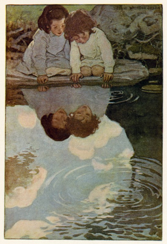 Spiegelrivier door Jessie Willcox Smith