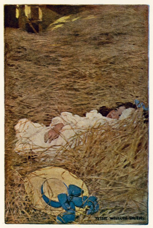 De hooizolder door Jessie Willcox Smith