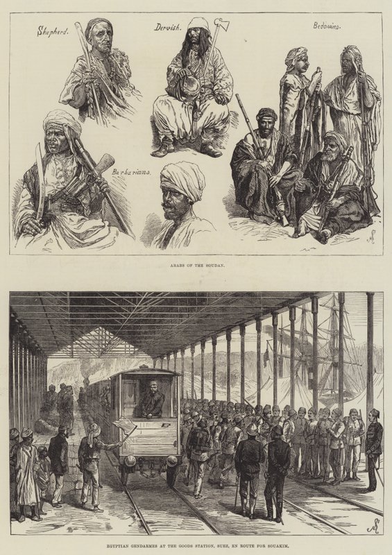 Schetsen van de Soedan door Johann Nepomuk Schonberg