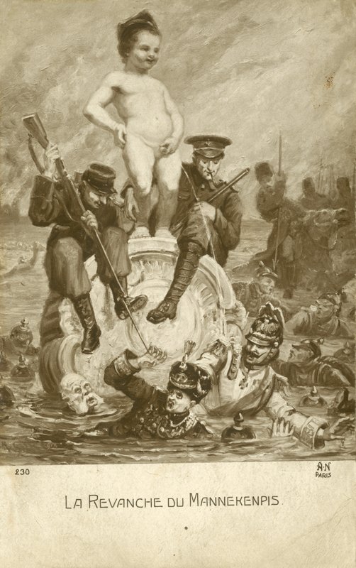 De wraak van de Manneken Pis door Johann Heinrich Wedekind