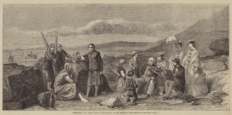 Boulogne, 1857 door John Absolon