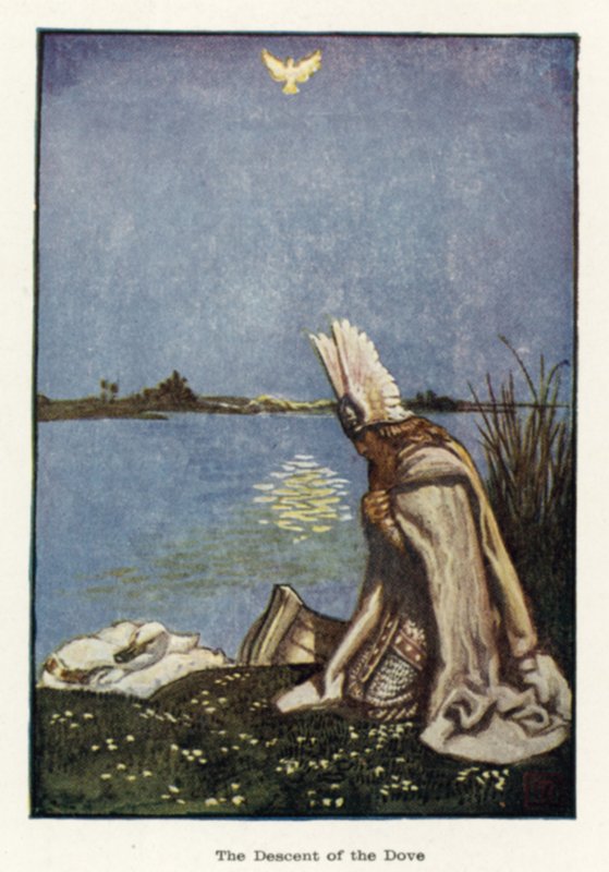 De afdaling van de duif door John Byam Liston Shaw