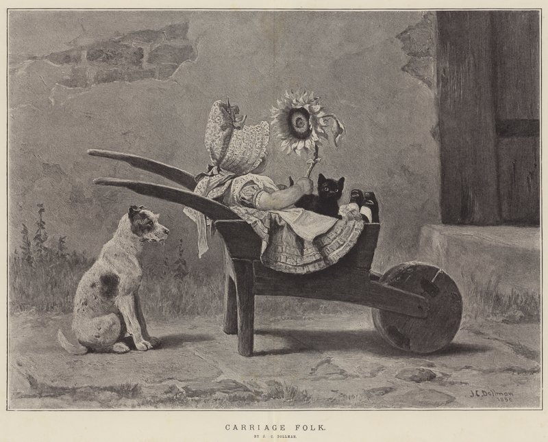 Koetsvolk door John Charles Dollman
