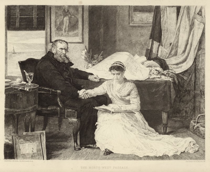 De Noordwestelijke Passage door John Everett Millais