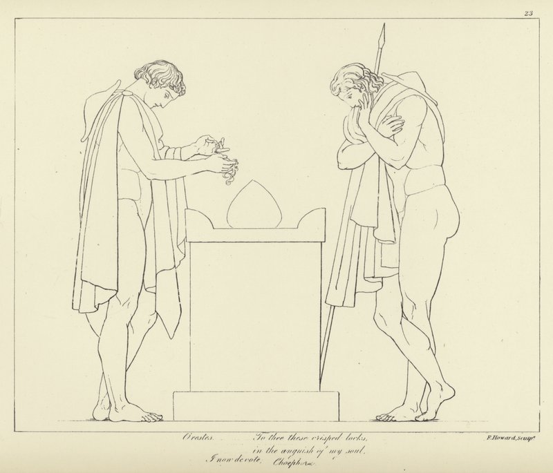 Orestes door John Flaxman