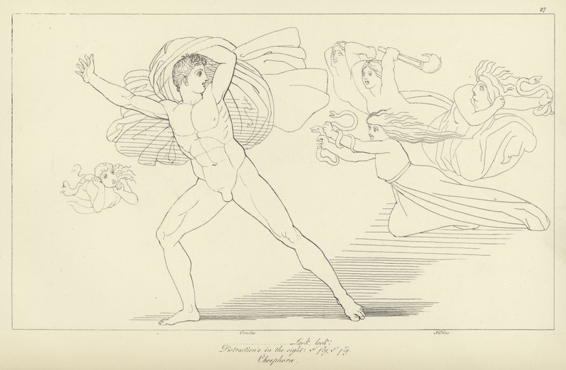 Orestes door John Flaxman
