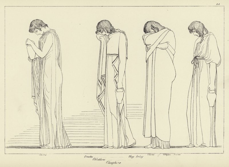Orestes door John Flaxman