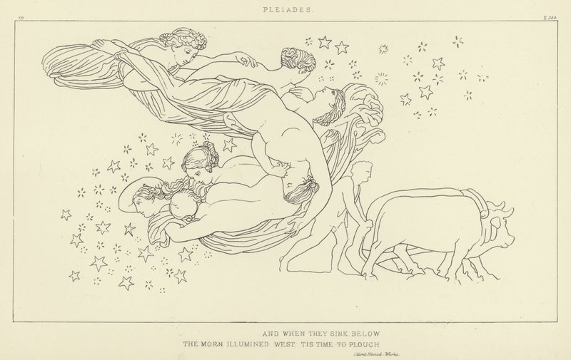 Pleiaden door John Flaxman