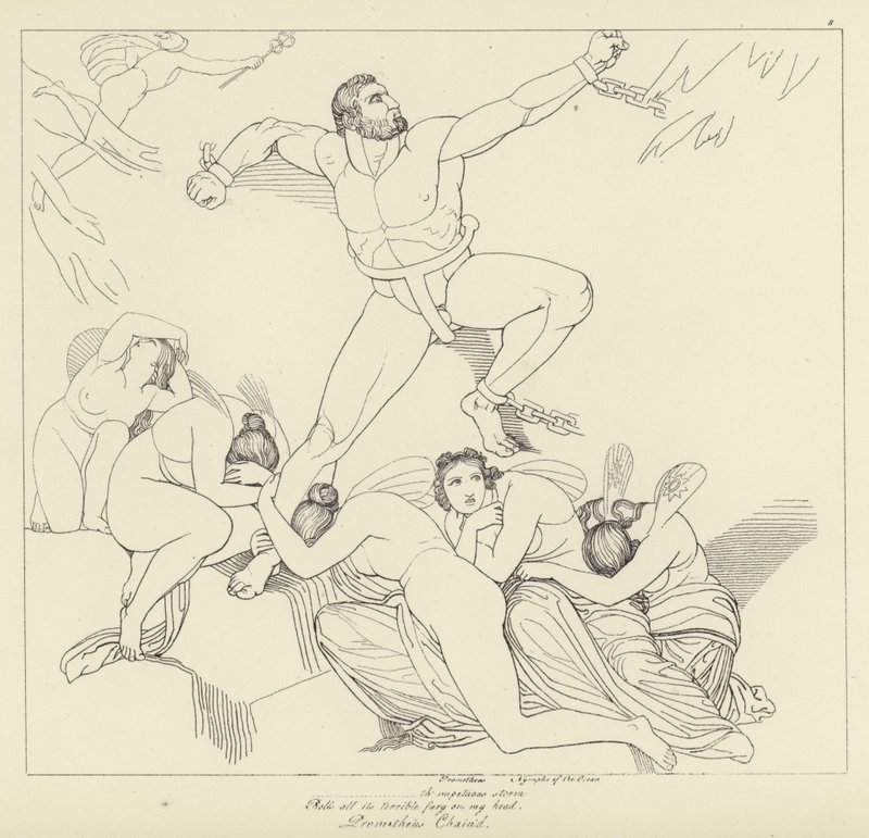 Prometheus Geboeid door John Flaxman