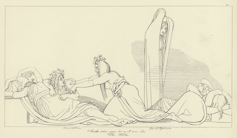 De Furieën door John Flaxman