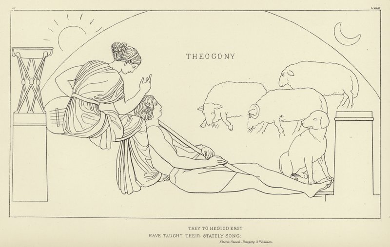 Theogonie door John Flaxman