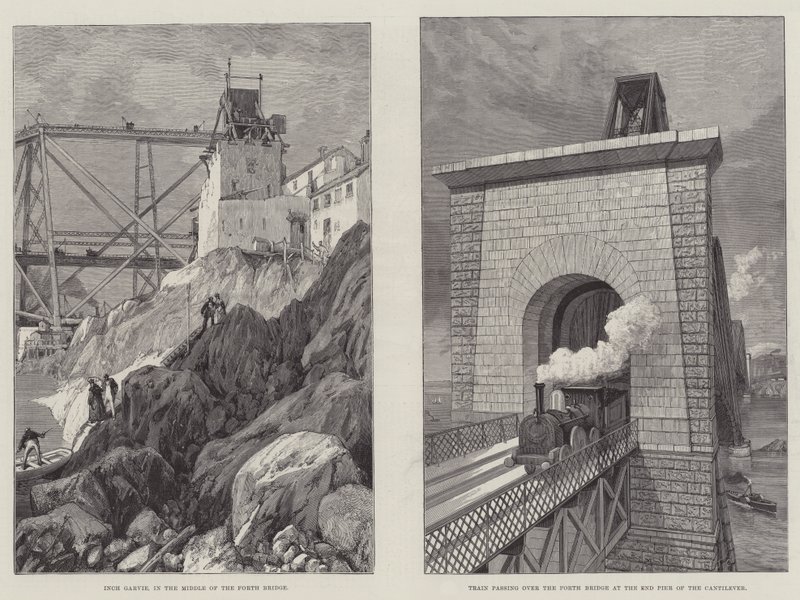 De Forth Bridge door John Gilbert