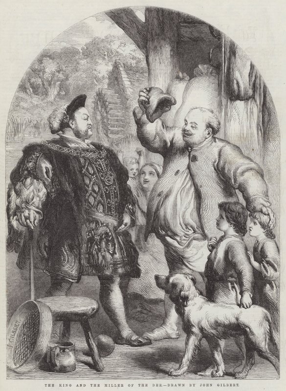 De koning en de molenaar van de Dee door John Gilbert