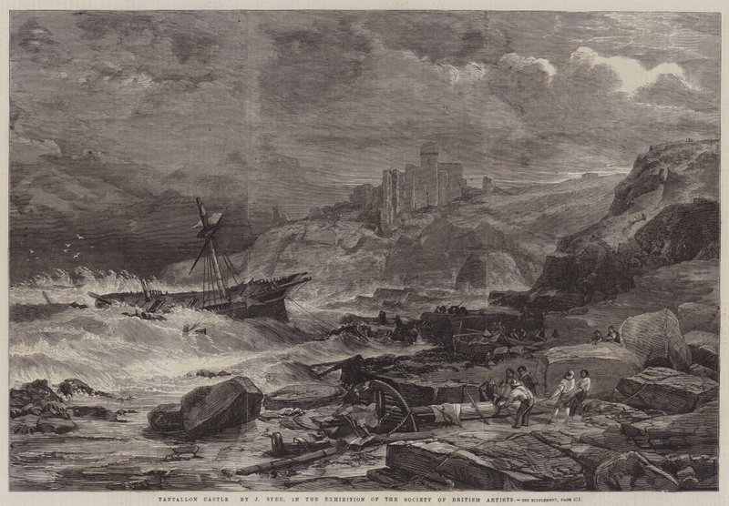 Tantallon Kasteel door John Syer