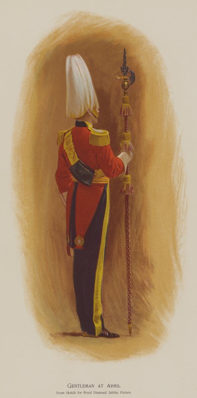 Gentleman at Arms door John (after) Charlton