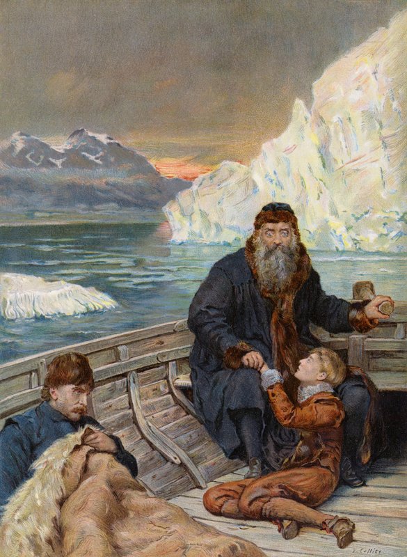 De laatste reis van Henry Hudson door John (after) Collier