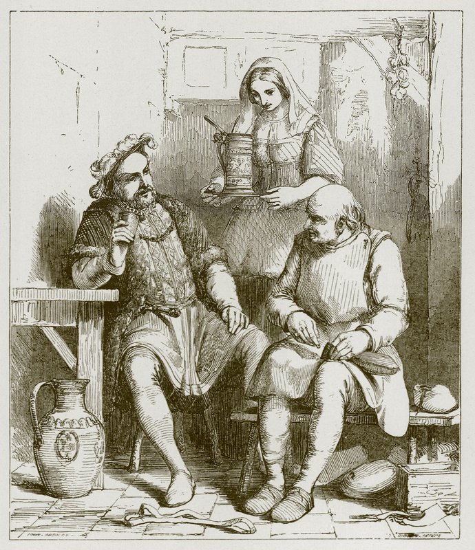 Koning Hal en de Schoenlapper door John Absolon