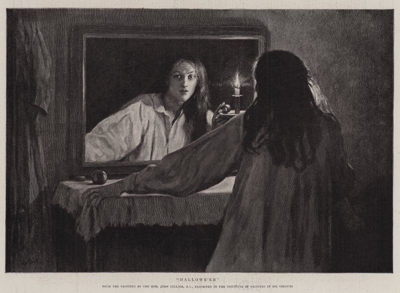 Halloween door John Collier