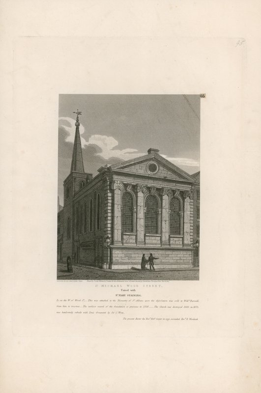 St. Michael, Wood Street, Londen door John Coney