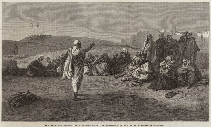 De Arabische Verteller door John Evan Hodgson