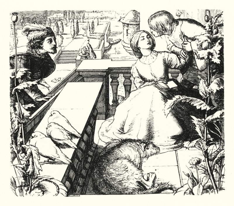 De Dagdroom door John Everett (after) Millais
