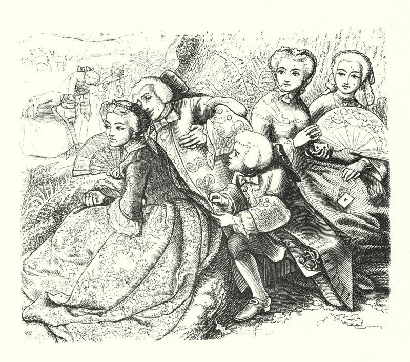 De pratende eik door John Everett (after) Millais