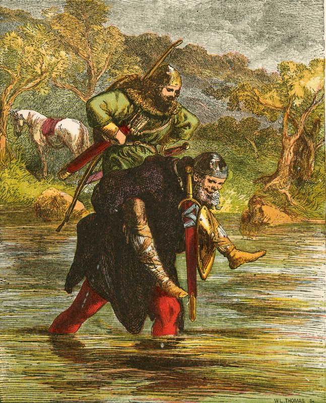 Robin Hood en de Curtall Fryer door John Gilbert