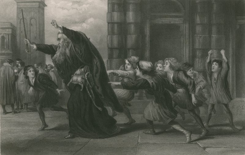 Shylock na het proces, Koopman van Venetië door John Gilbert