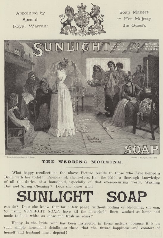 Advertentie, Sunlight Zeep door John Henry Frederick Bacon