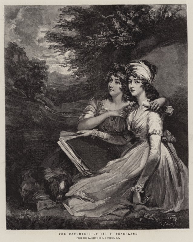 De Dochters van Sir T Frankland door John Hoppner