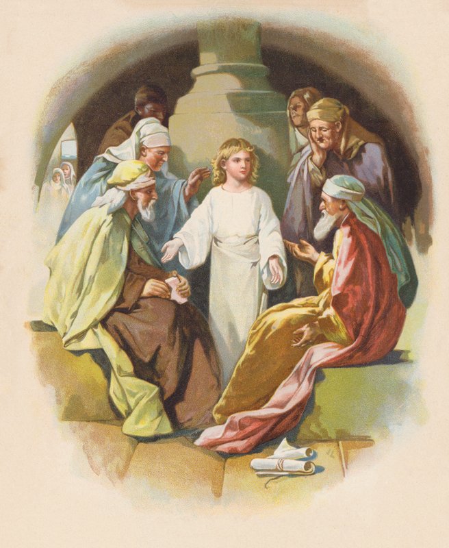 Christus in de Tempel door John Lawson