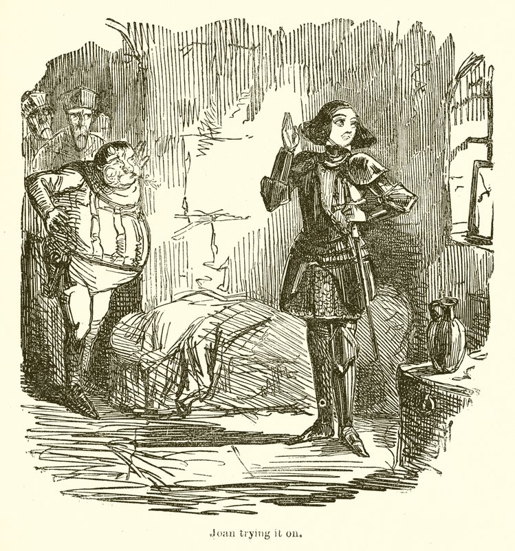 Joan probeert het aan door John Leech