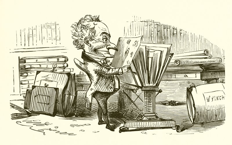 Mr Punch door John Leech