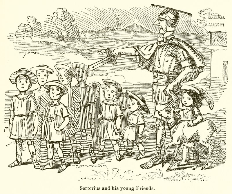 Sertorius en zijn Jonge Vrienden door John Leech