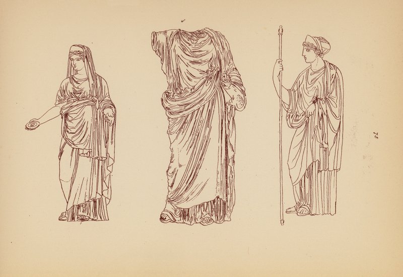 Oud-Griekse vrouwelijke kleding door John Moyr Smith