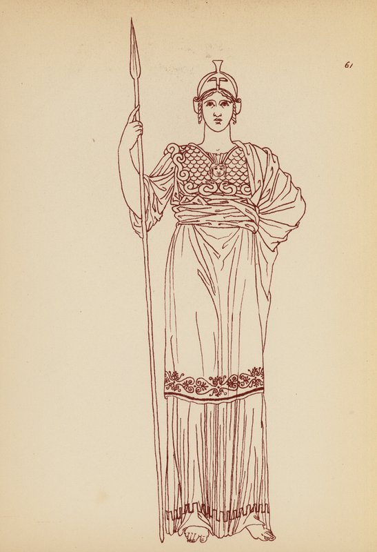 Oud-Griekse vrouwelijke kleding door John Moyr Smith