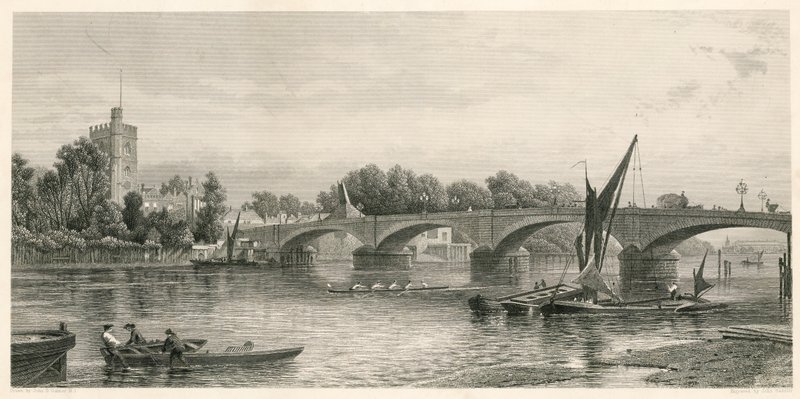 Putney Bridge, Londen door John O