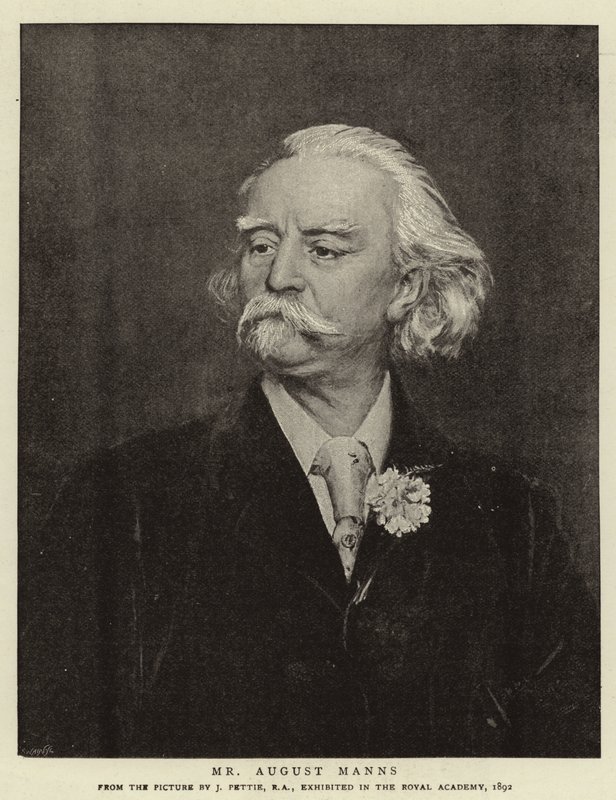 Mr August Manns door John Pettie