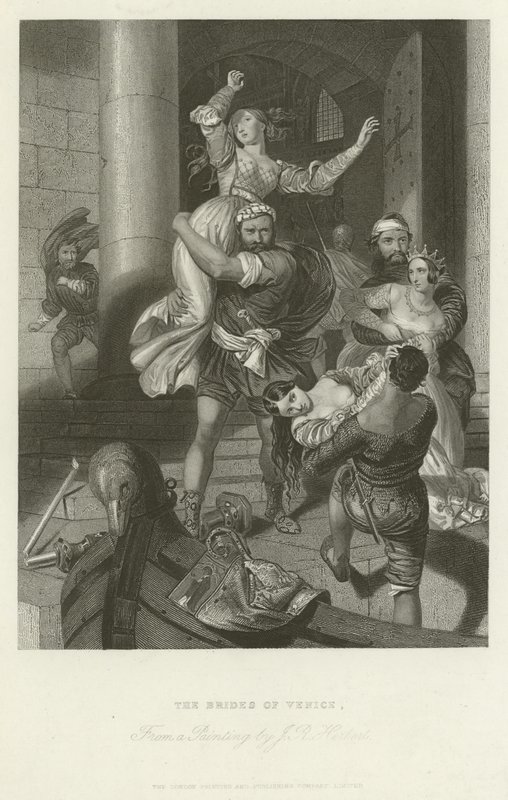 De bruiden van Venetië door John Rogers Herbert