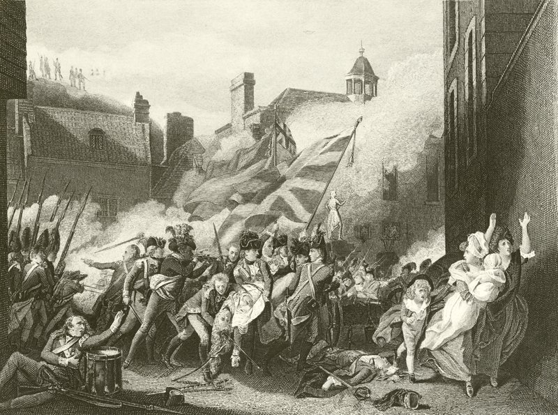 De dood van Majoor Pierson door John Singleton Copley