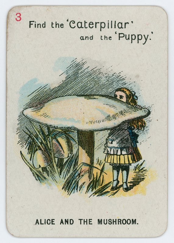 Alice en de Paddenstoel door John Tenniel