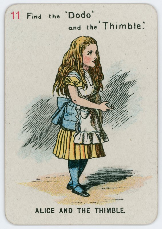 Alice en de vingerhoed door John Tenniel