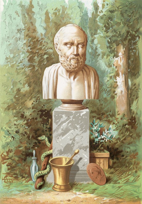 Hippocrates door Jose Armet Portanell