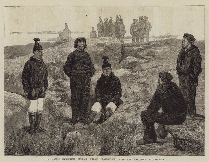 De Arctische expeditie, Engelse zeelieden verbroederen met de Eskimo